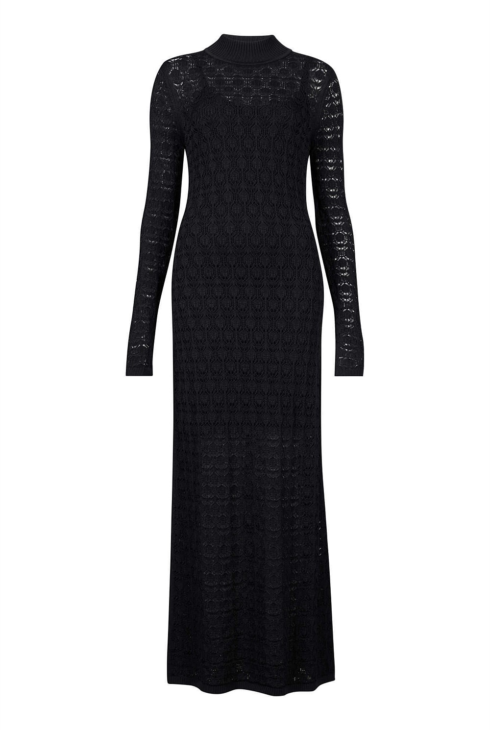 Lace Stitch Knit Dress