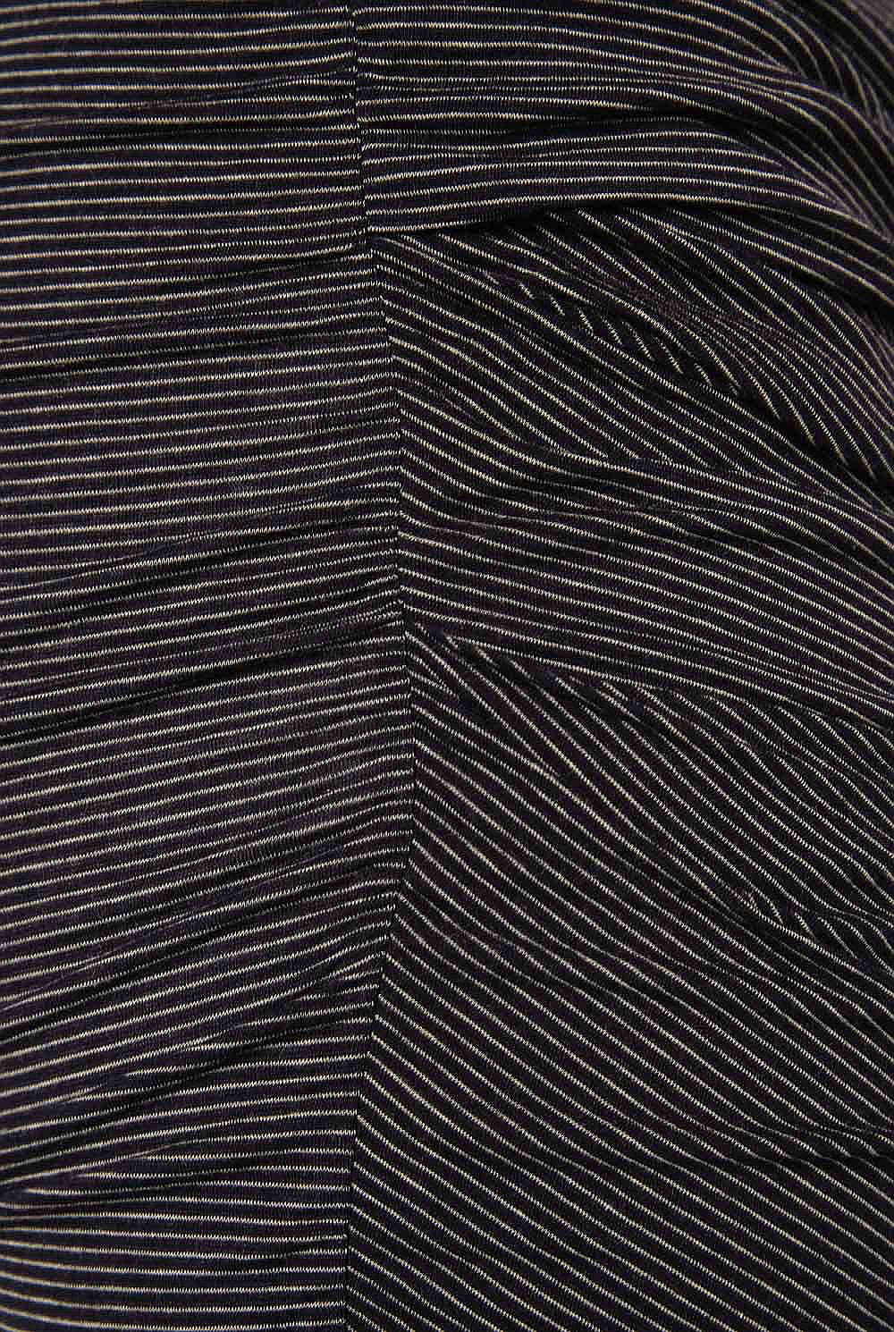 Rouched Stripe Tunic
