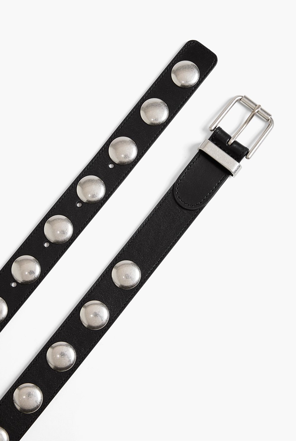 Studded Leather Belt