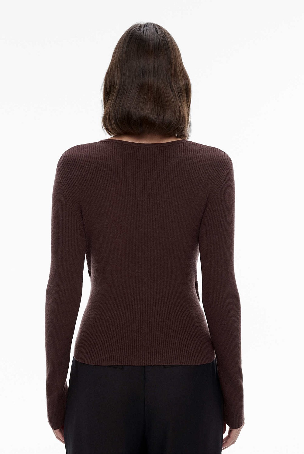 Twist Front Wrap Knit