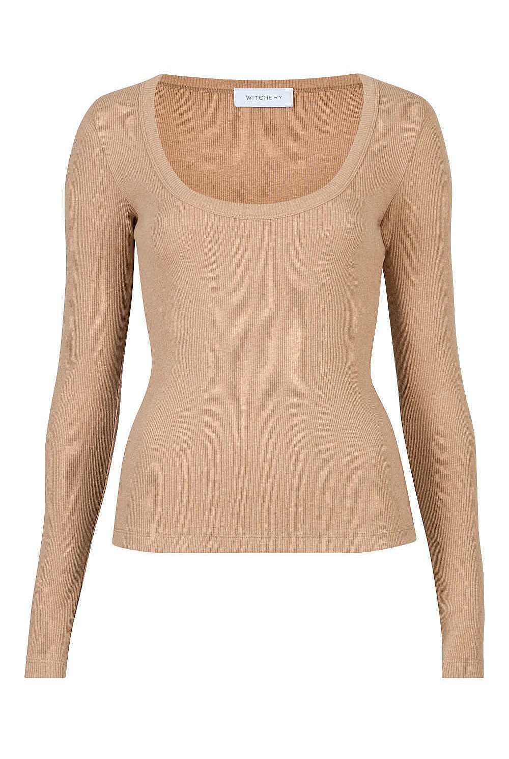 Scoop Neck Rib Top