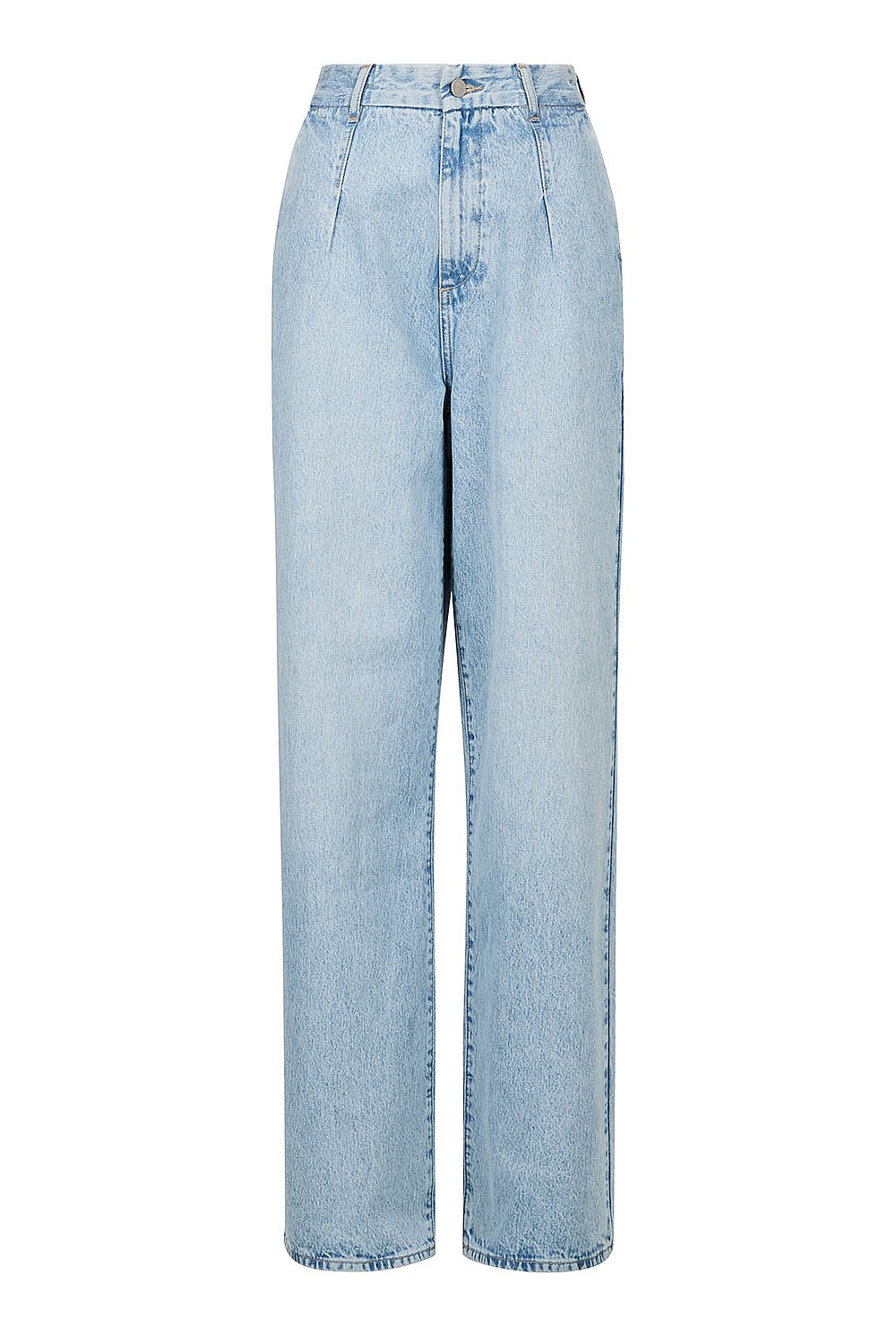 High Rise Pleat Front Jean