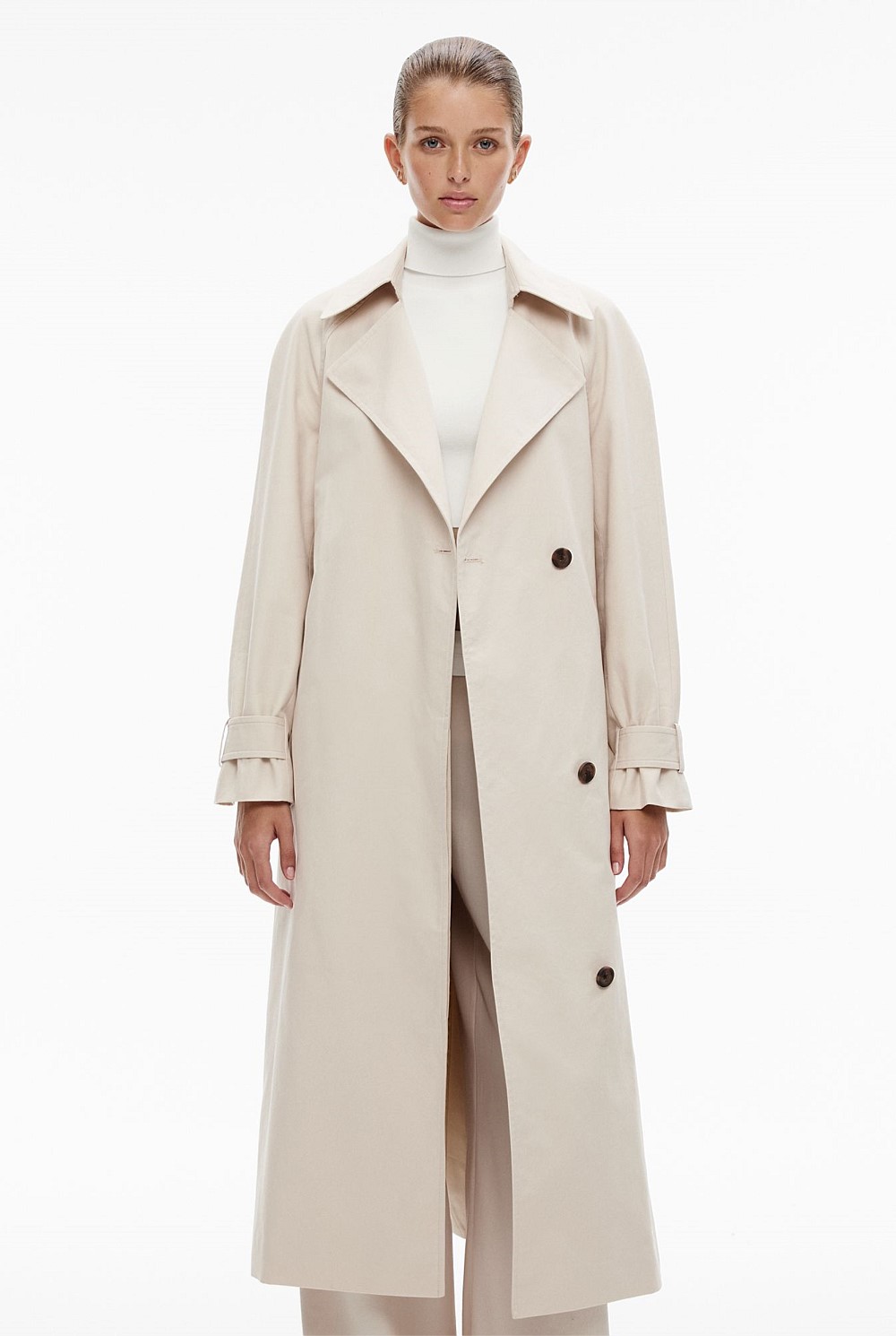 Double-Breasted Trench Coat