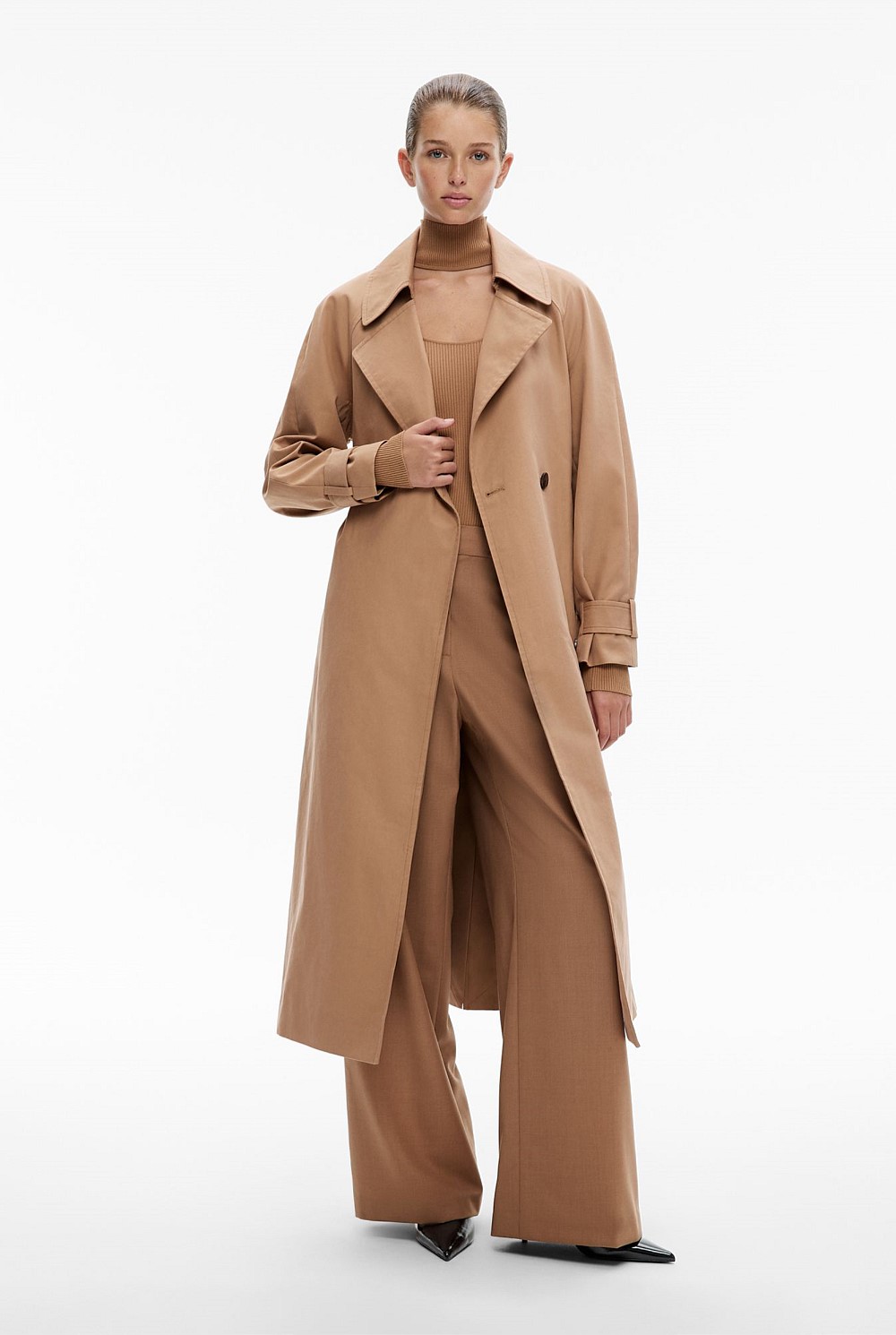 Double-Breasted Trench Coat