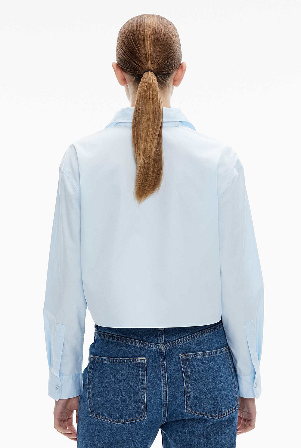 Cotton Cropped Shirt