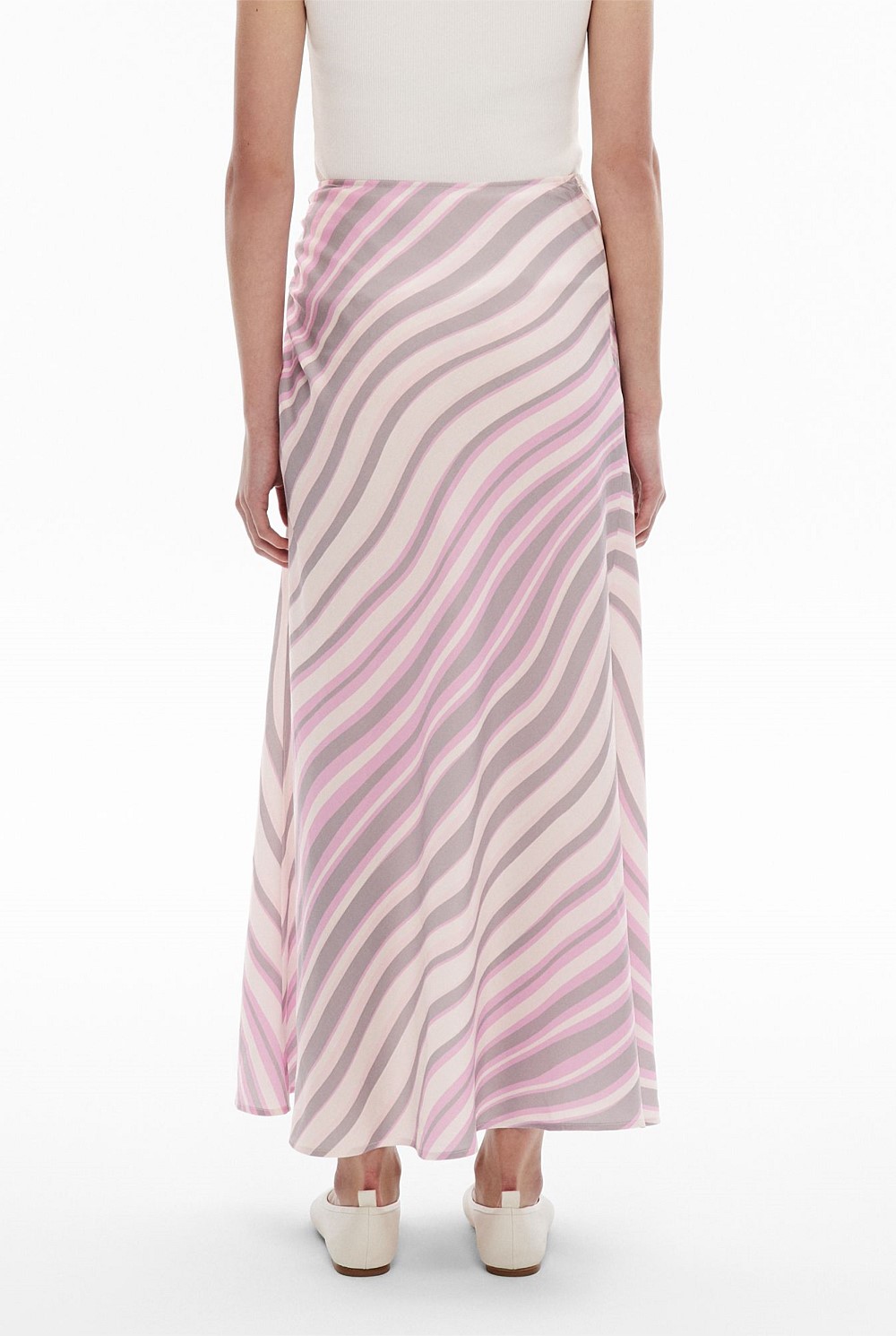 Ruched Midi Skirt