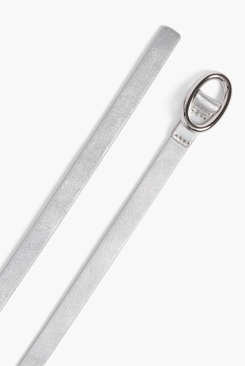 Andie Slim Metallic Belt