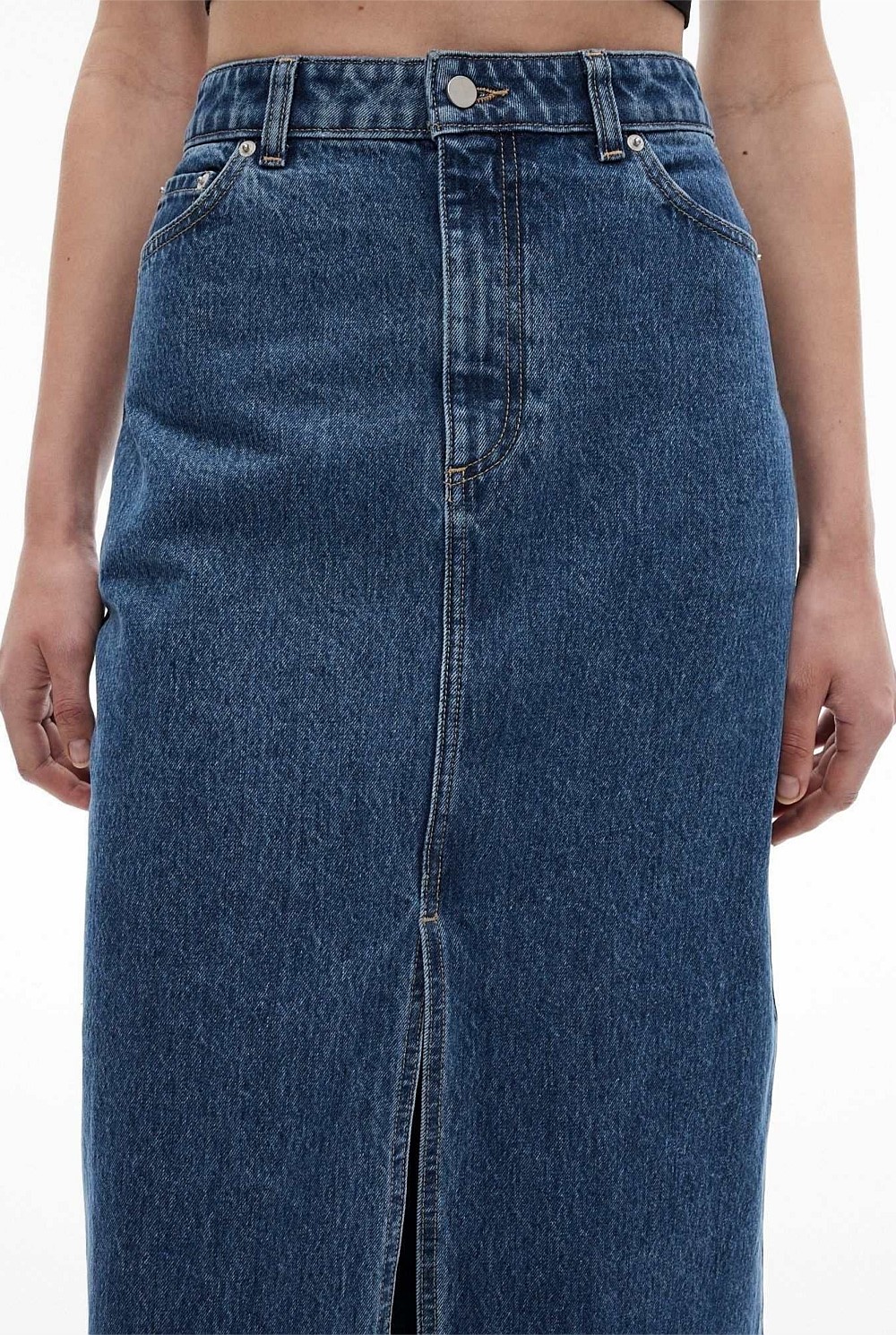 Denim Maxi Skirt