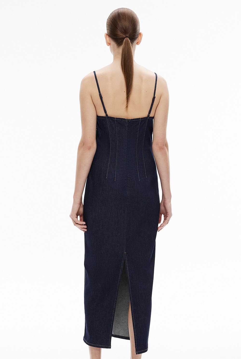 Denim Longline Dress