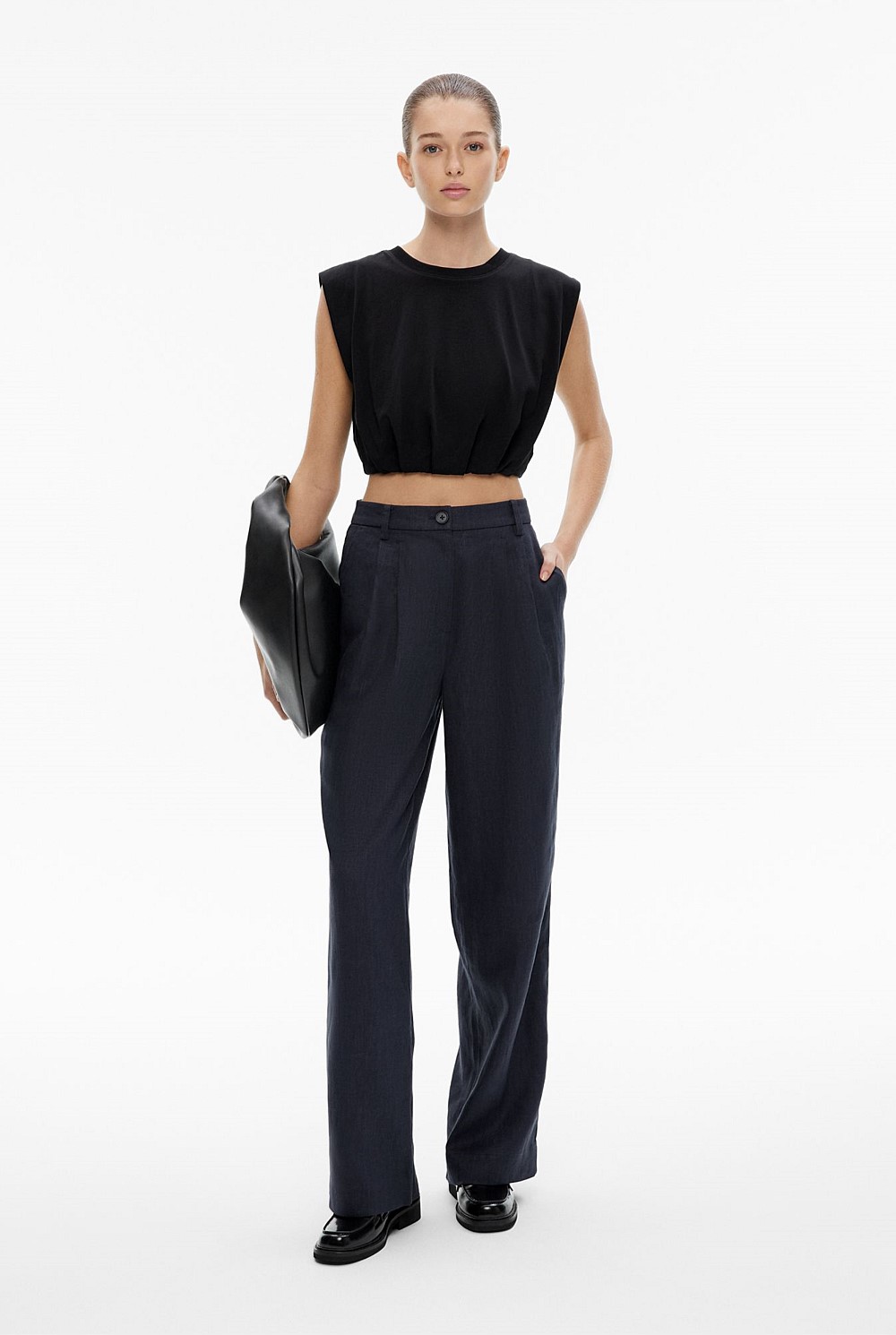 Linen Pleat Pant