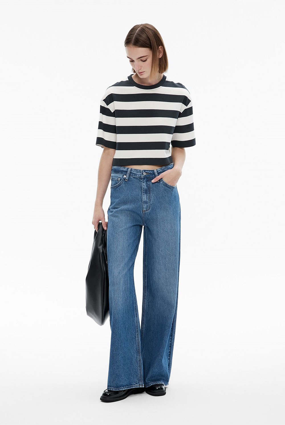 Stripe Crop T-Shirt