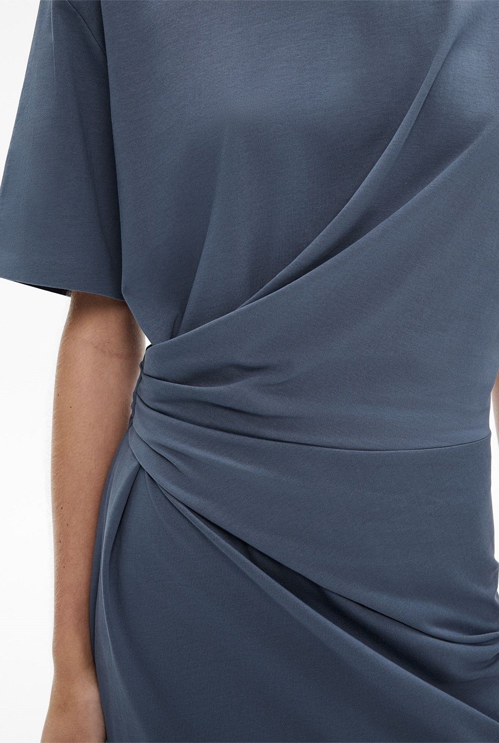 Jersey Wrap Tee Dress