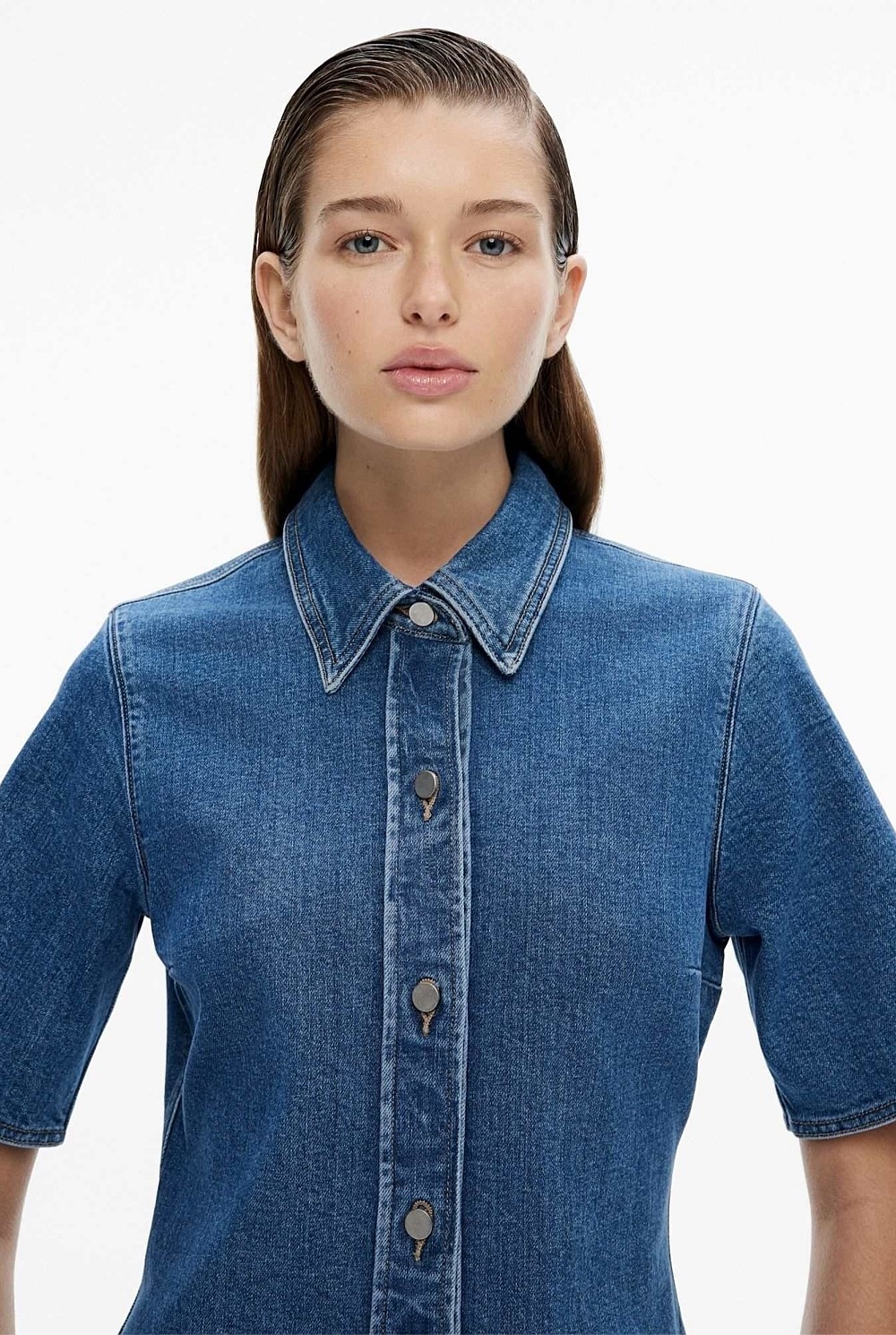 Denim Shirt Dress