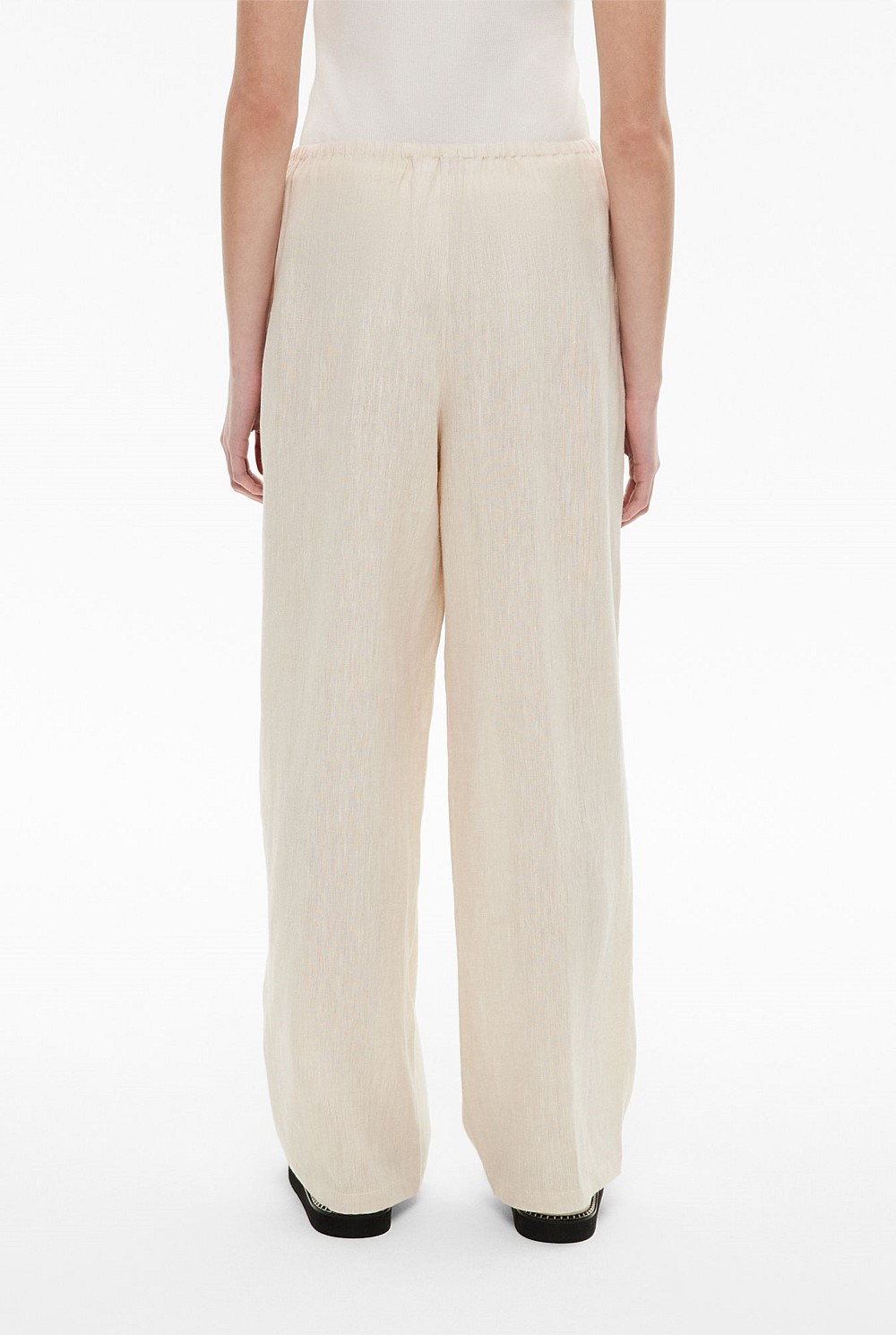 Linen Pull On Pant