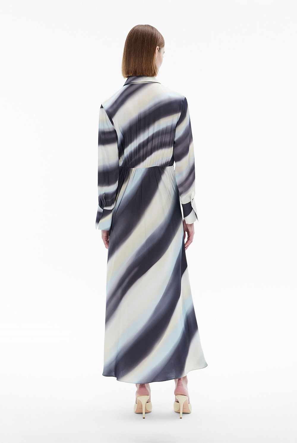 Split Maxi Shirt Dress