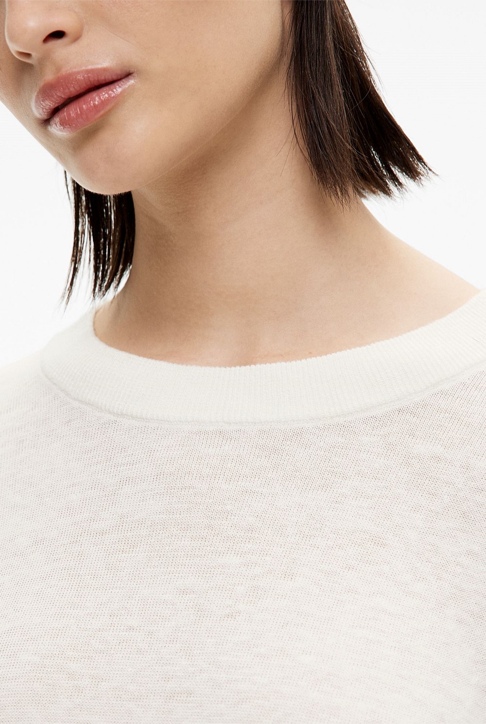 Linen Knit Tee