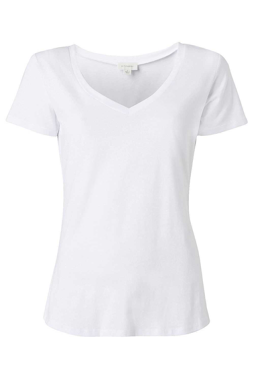 Cotton Basic V Neck Tee