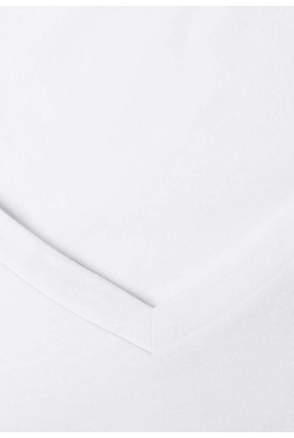 Cotton Basic V Neck Tee