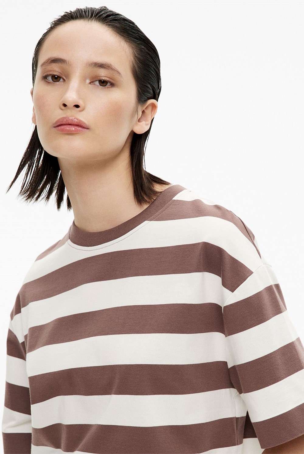 Stripe Crop T-Shirt