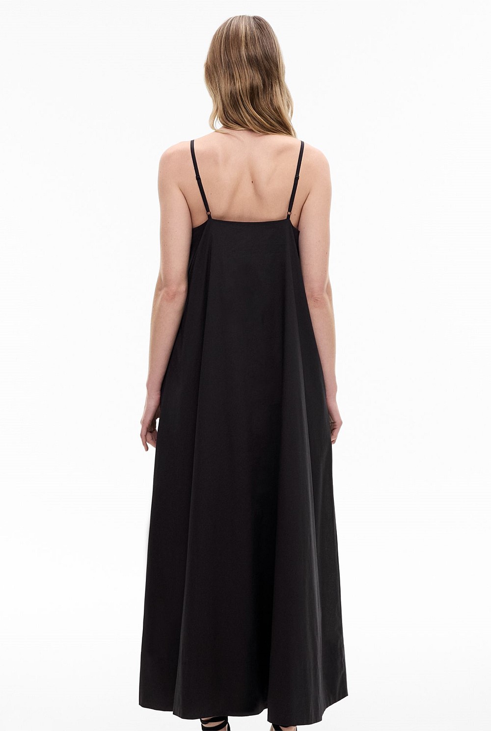 Invert Pleat Maxi Dress