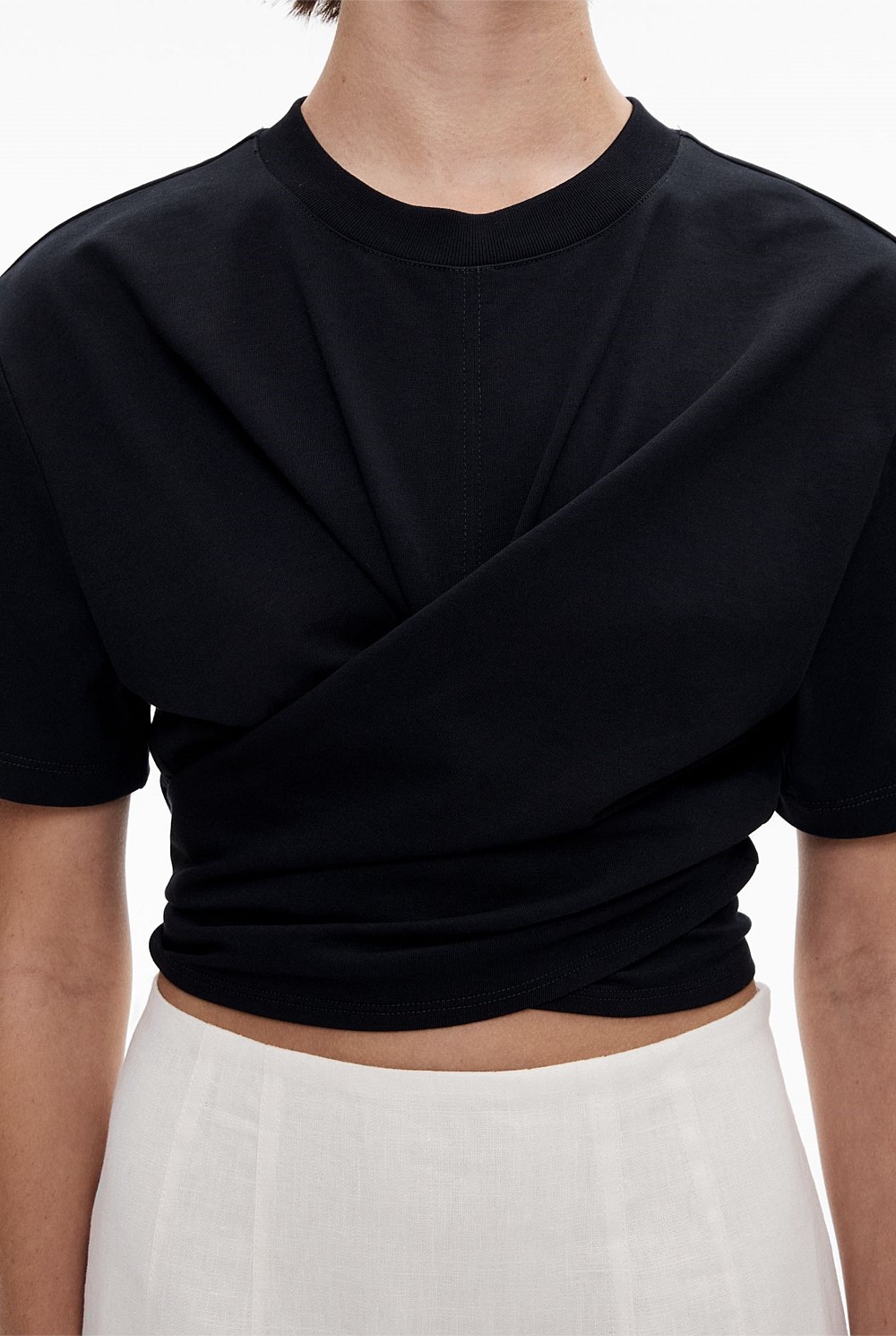 Crop Tie Back Top