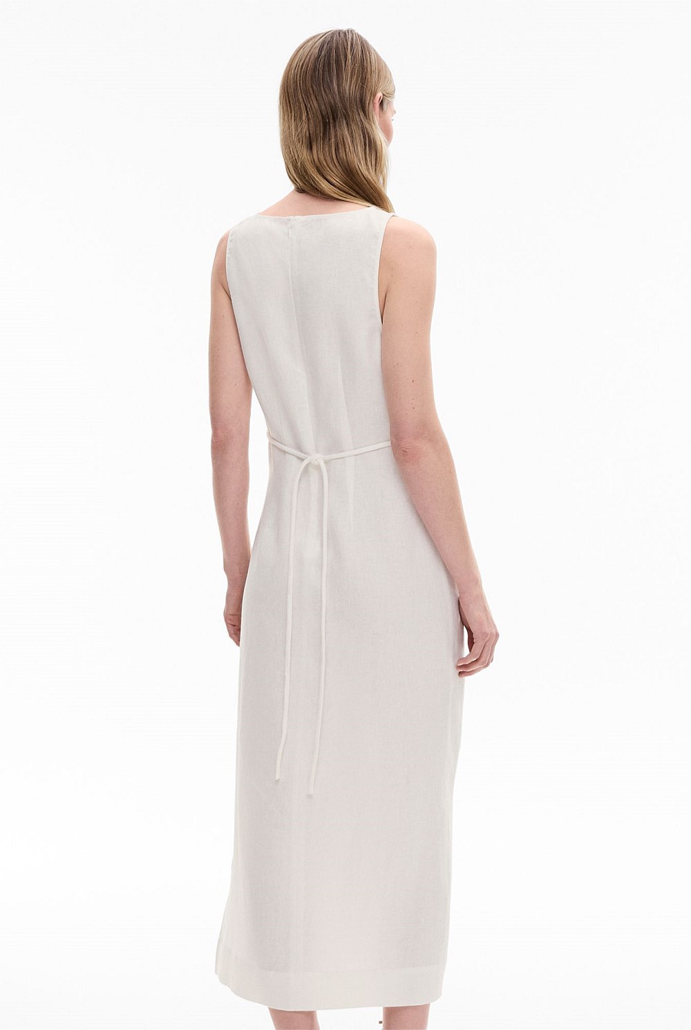 Boat Neck Midi Dress