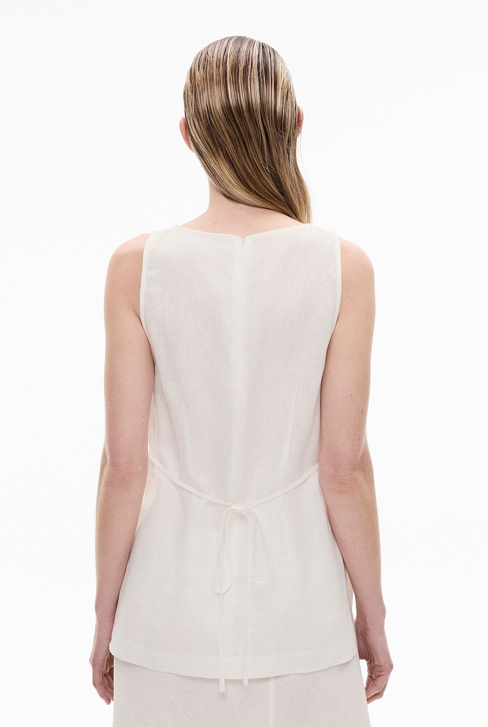 Linen Longline Top