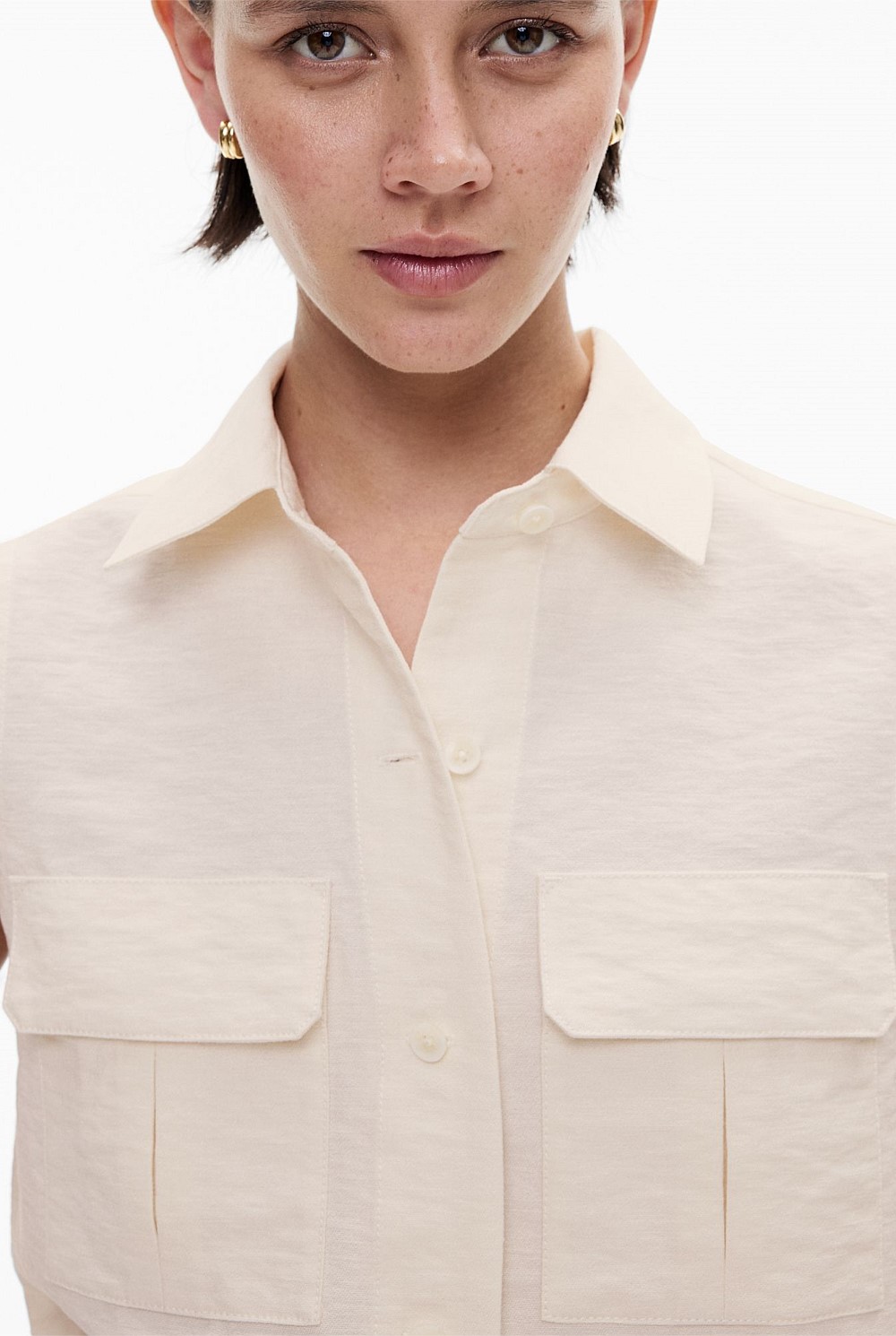 Utility Crop Shirt