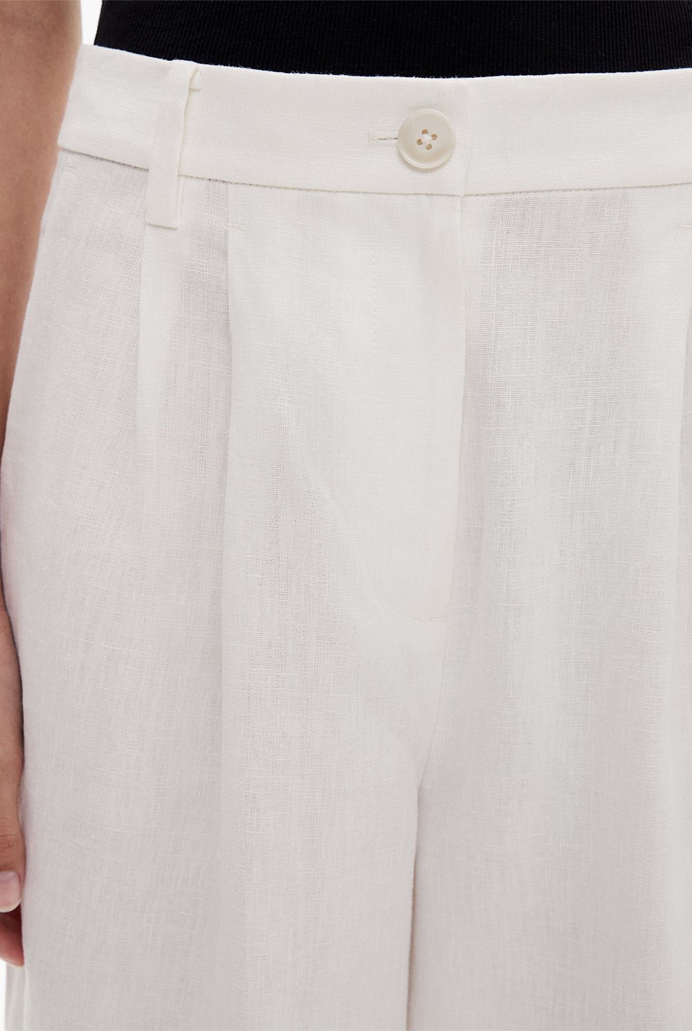 Linen Pleat Pant