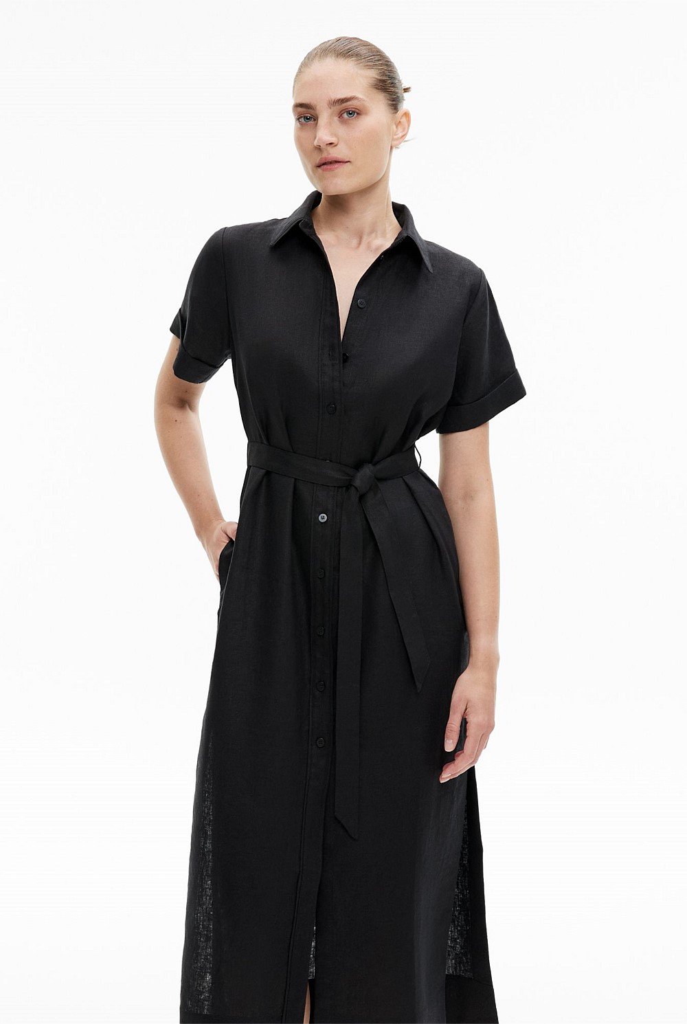 Longline Shirt Dress