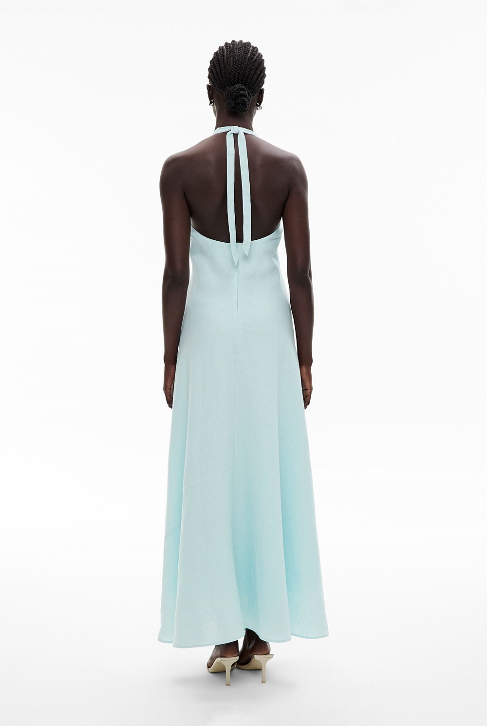 Maxi Tie Halter Dress