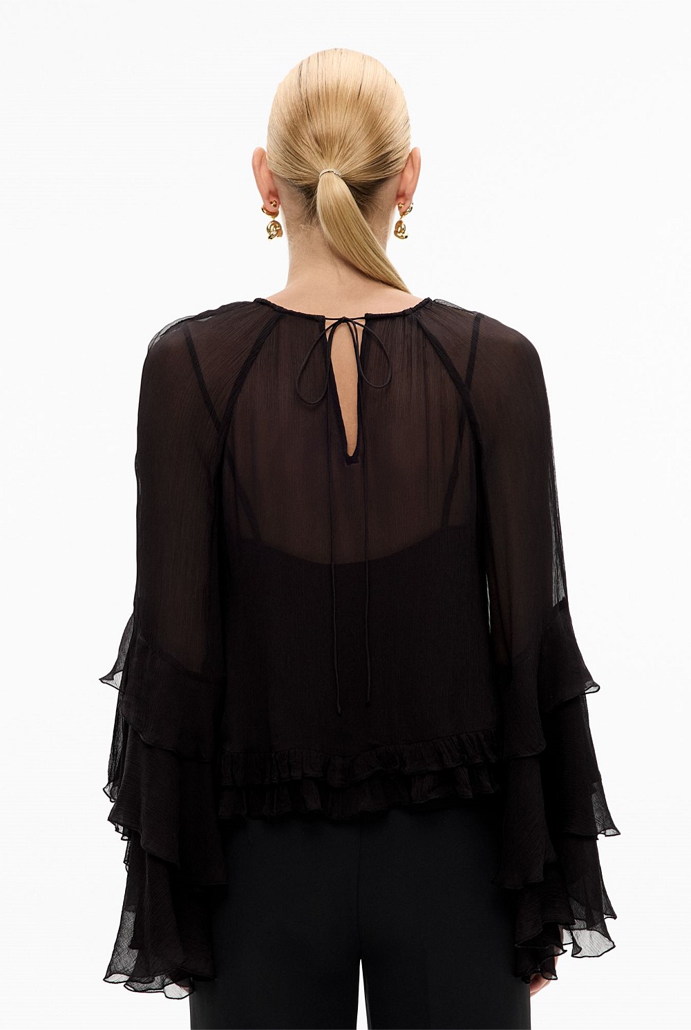 Ruffle Trim Shirt