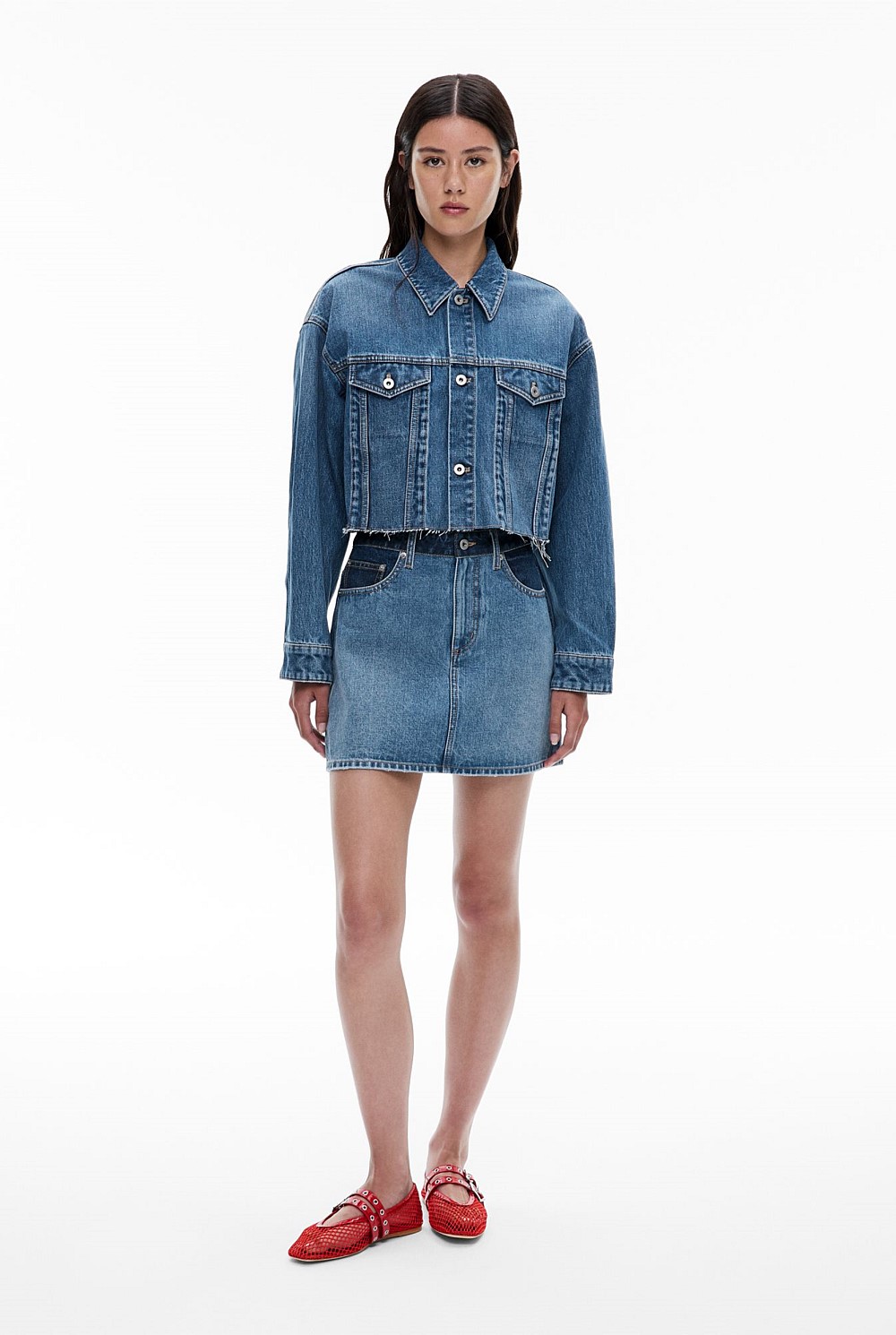 Cropped Denim Jacket