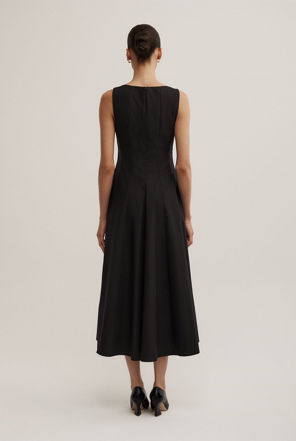 Panelled Midi Dress