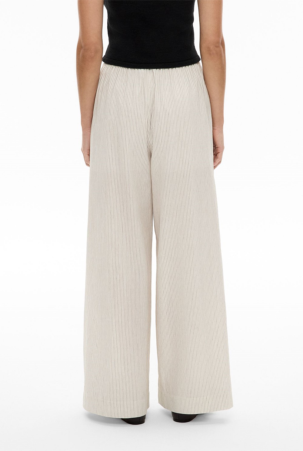 Linen Blend Stripe Pant