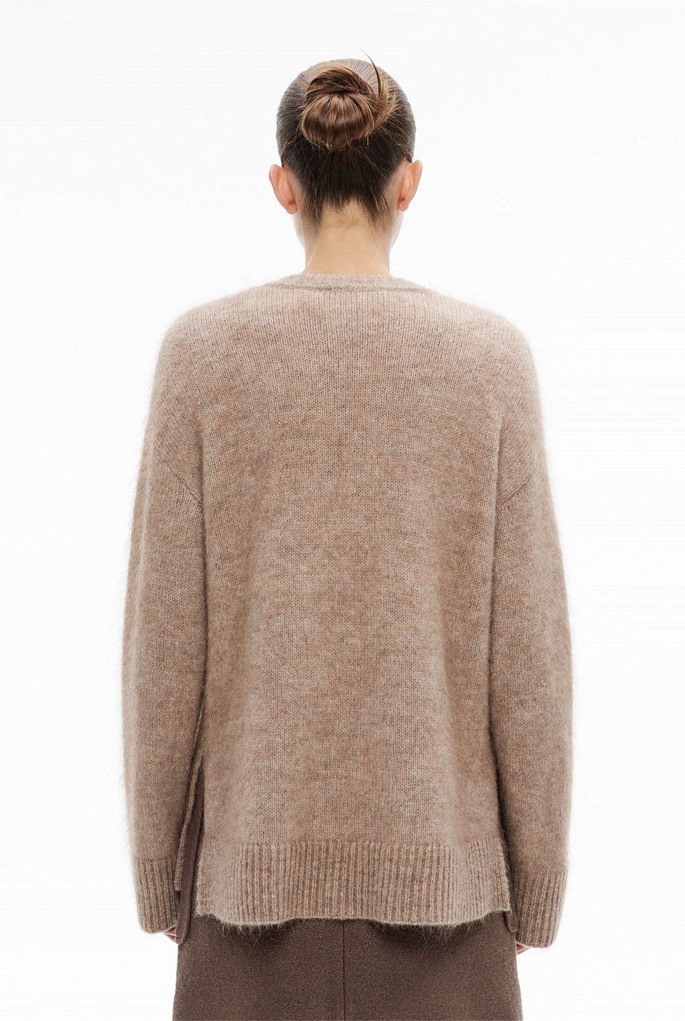 Fluffy V Neck Knit