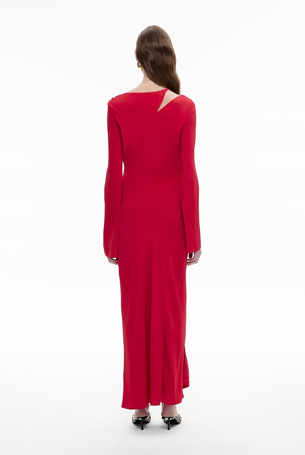 Bias Panel Detail Dress