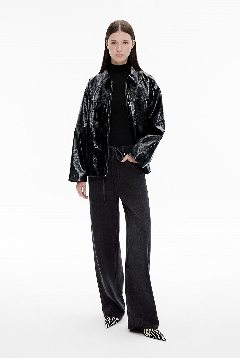 Oversized Zipper Jacket