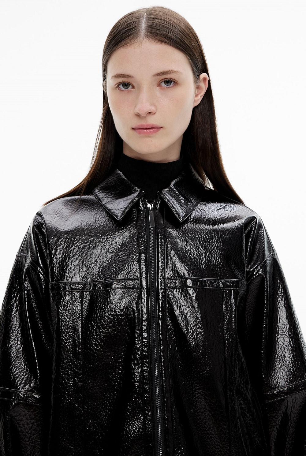 Oversized Zipper Jacket