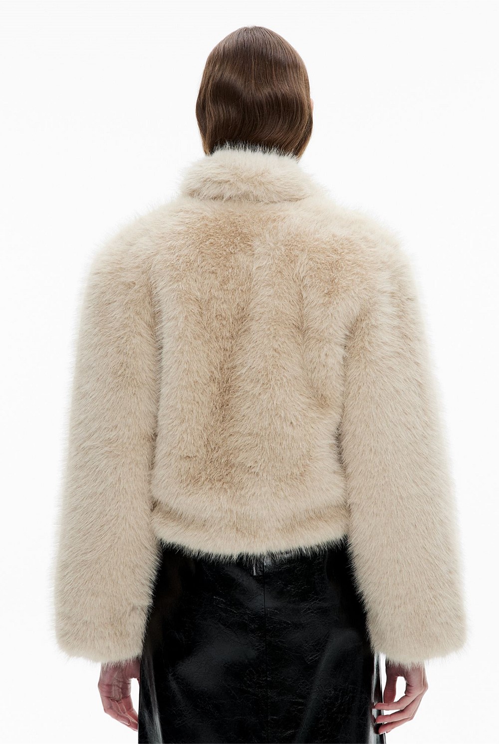 Faux Fur Bomber Jacket
