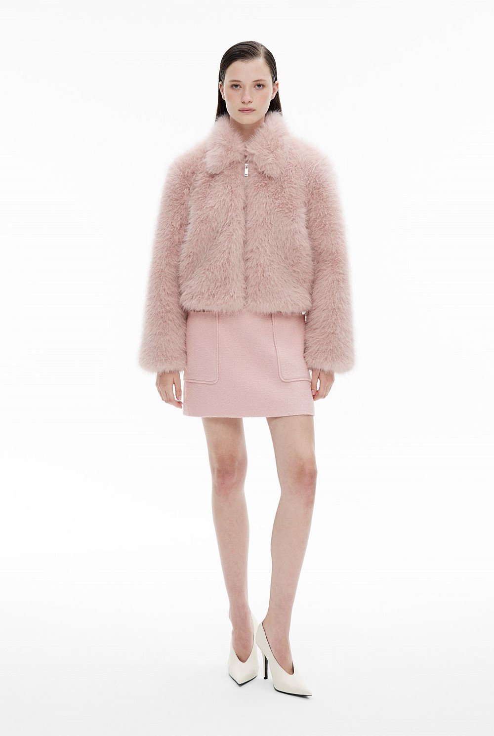 Faux Fur Bomber Jacket