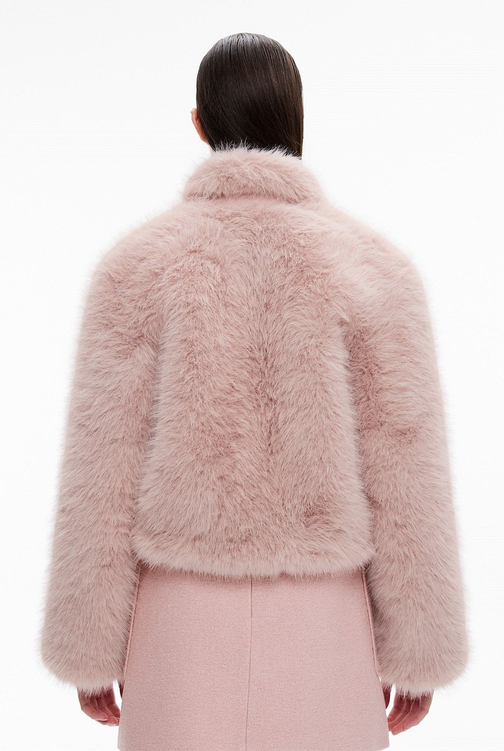 Faux Fur Bomber Jacket