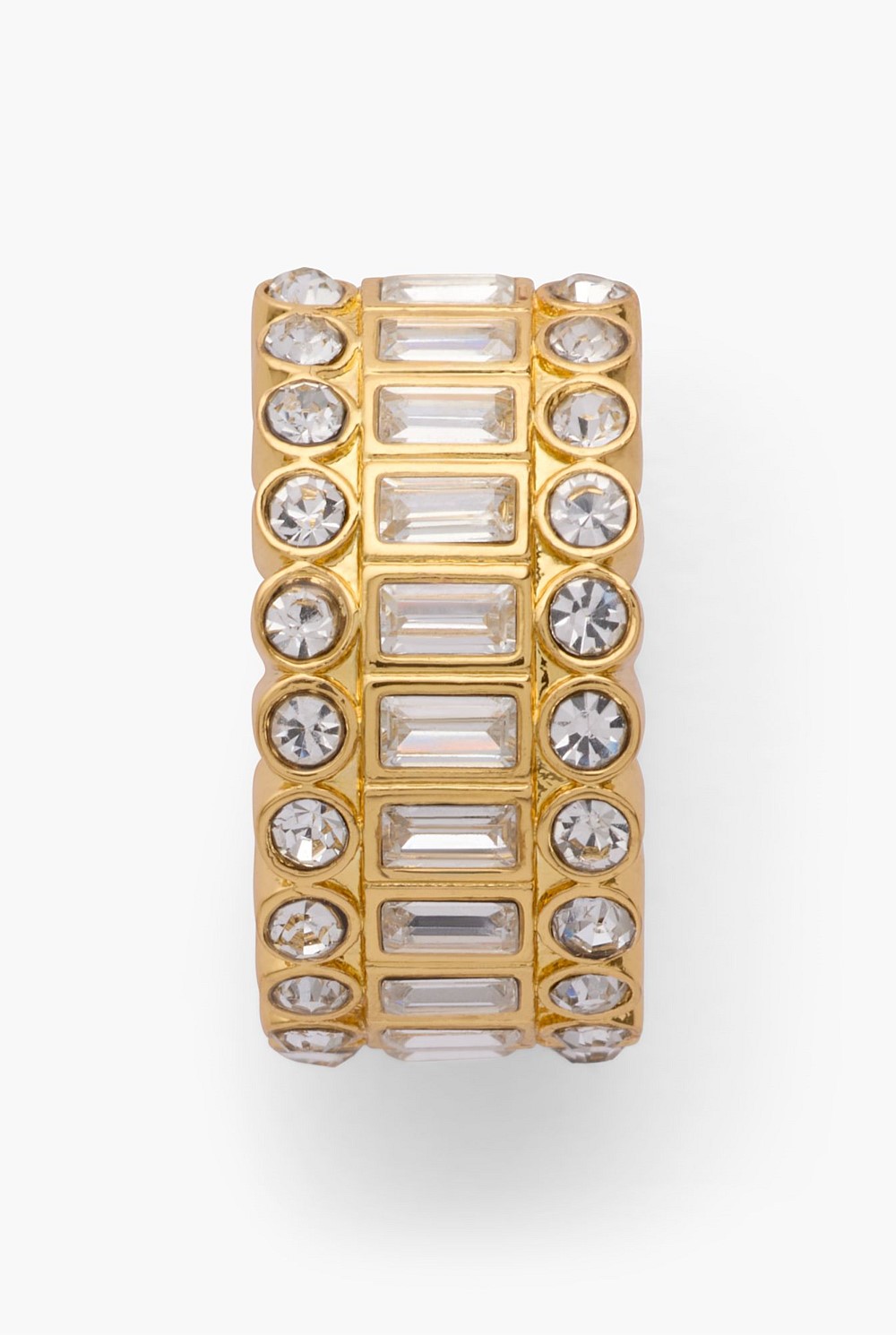 Lou Crystal Hoop Earrings