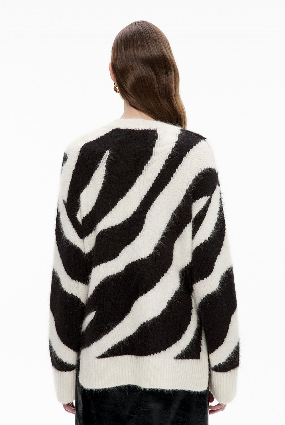 Fluffy V Neck Knit