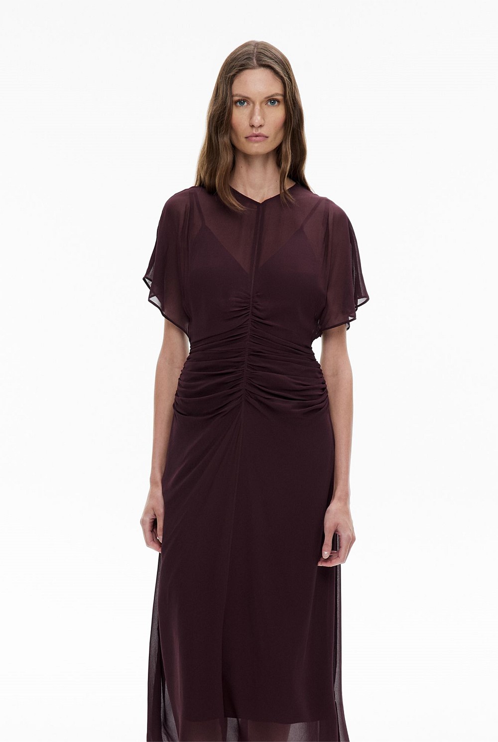 Gathered Seam Dress