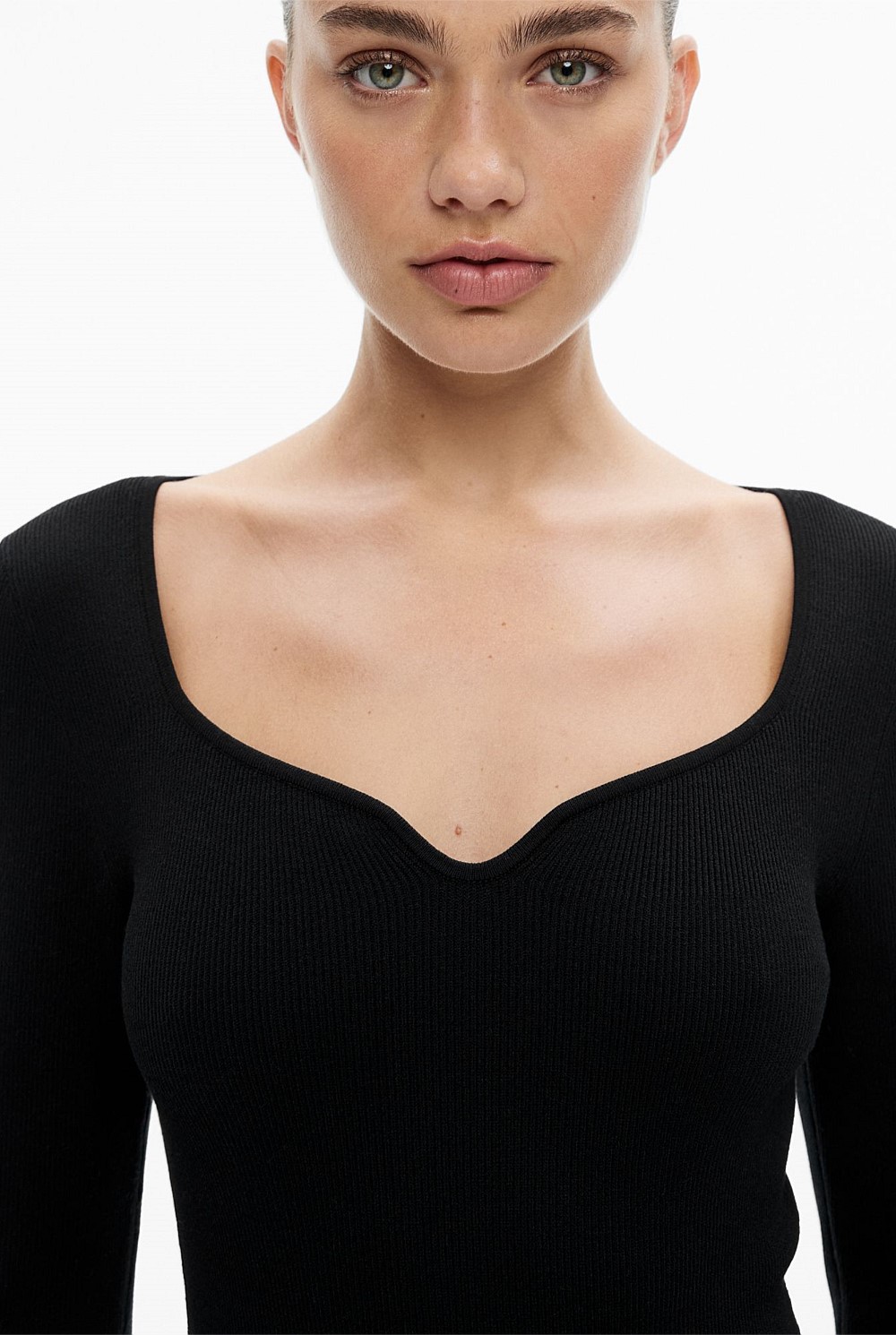 Shaped Neck Bodysuit