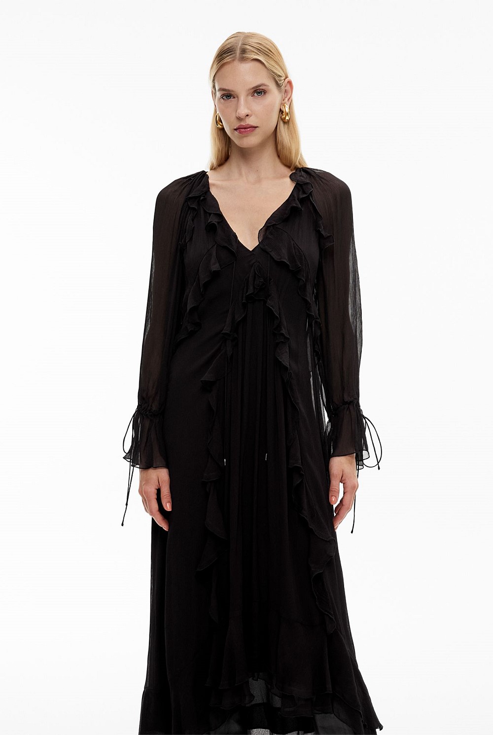 Ruffle Maxi Dress