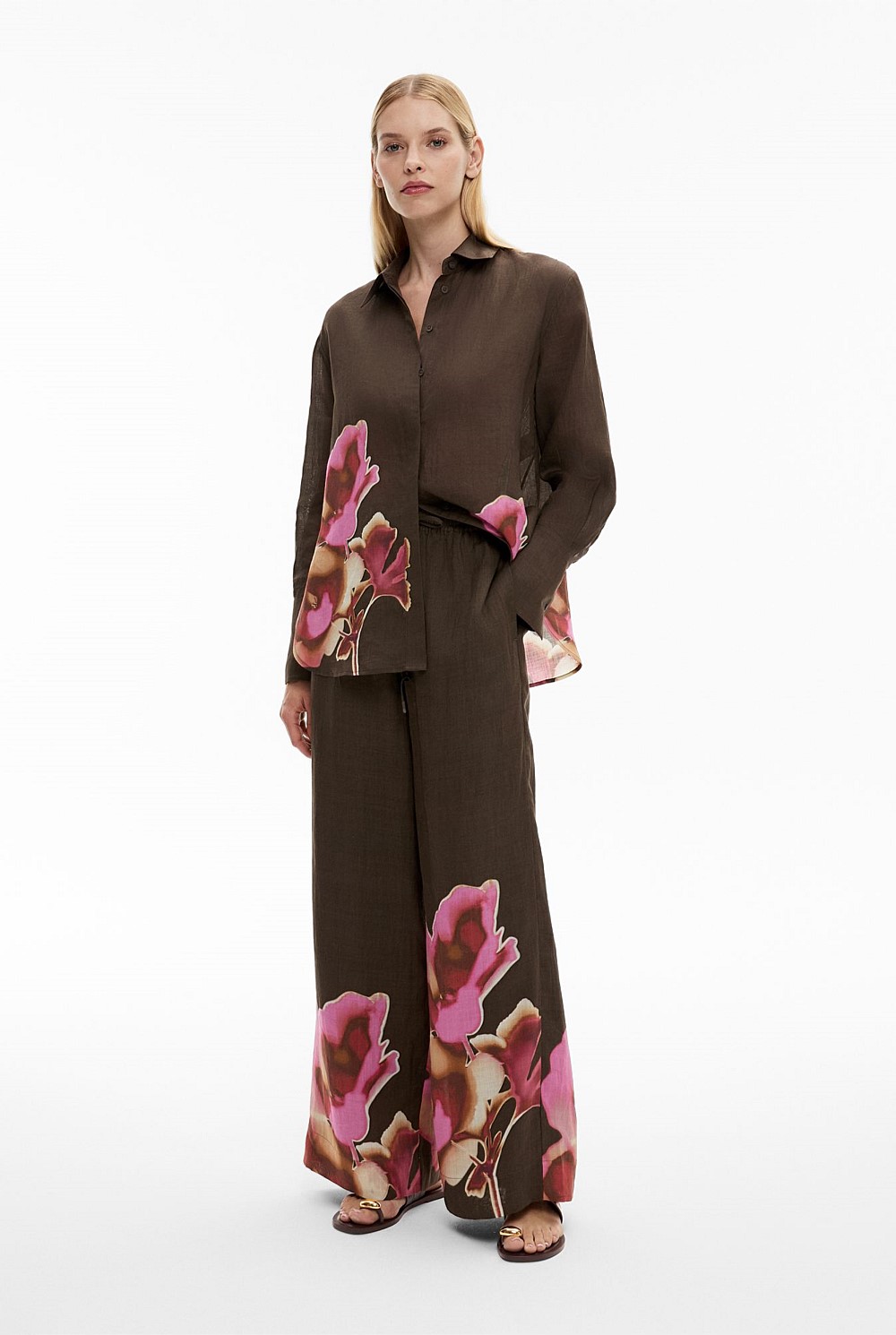 Printed Long Sleeve Shirt