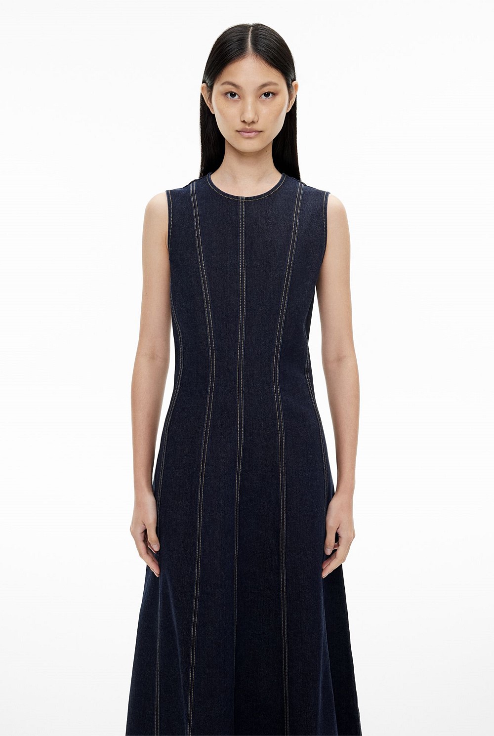 Denim Seam Dress