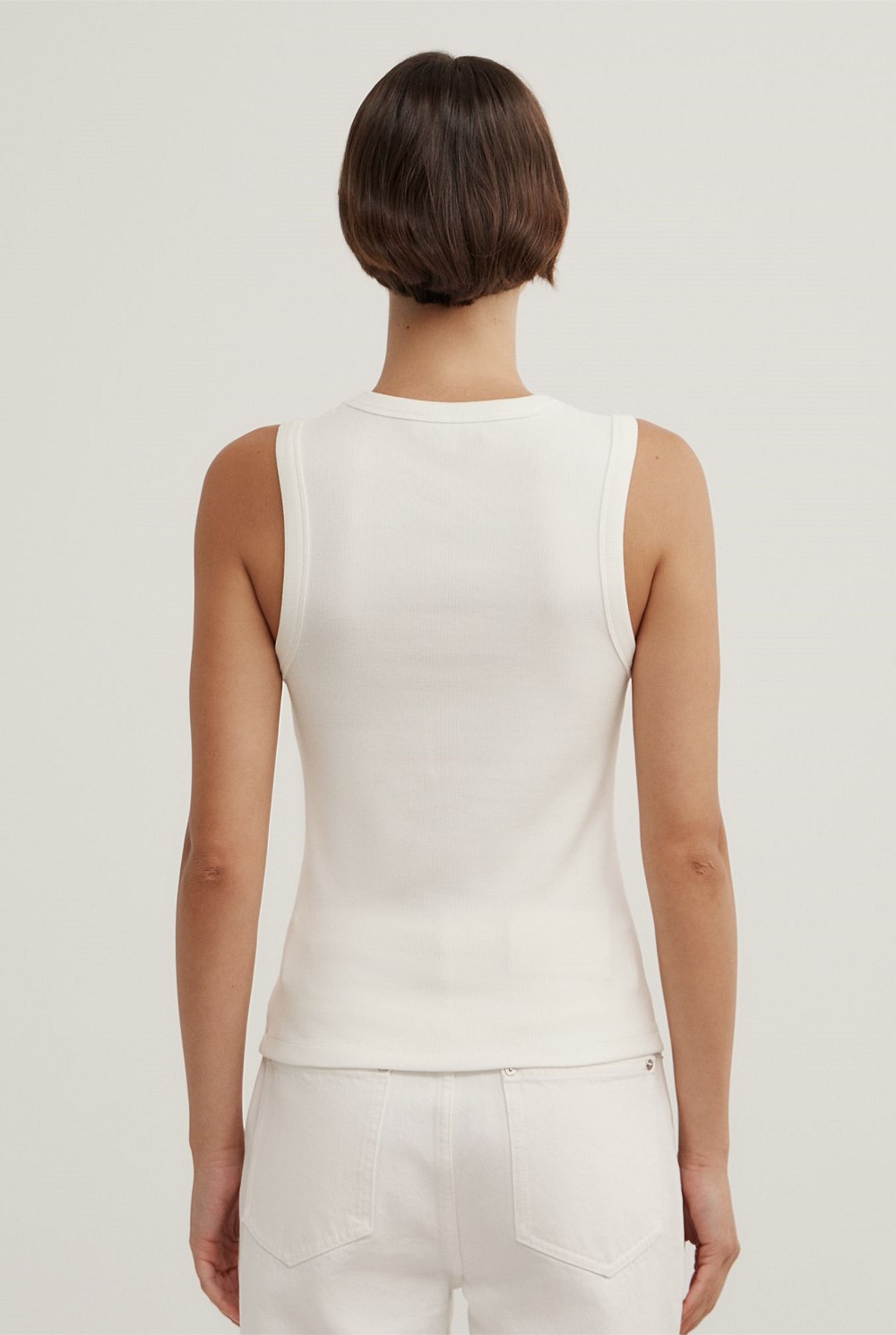 Crew Rib Tank Top